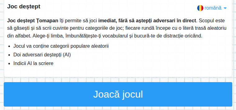 Începutul jocului inteligent